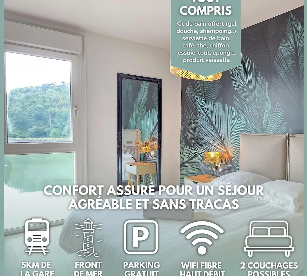 La Jungle - A Deux Pas De La Mer, Parking, Unique Plérin